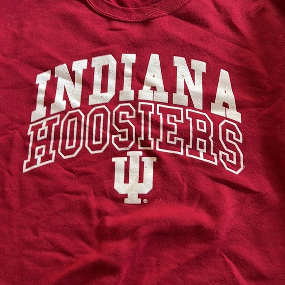 Indiana Hoosiers Red Crewneck Size Small - Picture 2 of 4
